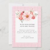 Berry Sweet Baby Dusche Danke Karte (Vorderseite)