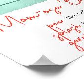 Berry Sweet Baby Dusche Mama Osa Bar Poster (Ecke)