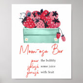 Berry Sweet Baby Dusche Mama Osa Bar Poster (Vorne)