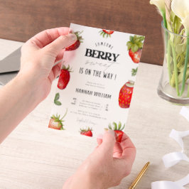 Berry Sweet Baby Dusche Party Einladung