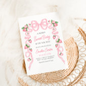 Berry Sweet Baby Dusche Pink Bow Einladung