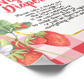 Berry Sweet Baby Dusche Spate Night Diapers signie Poster (Ecke)