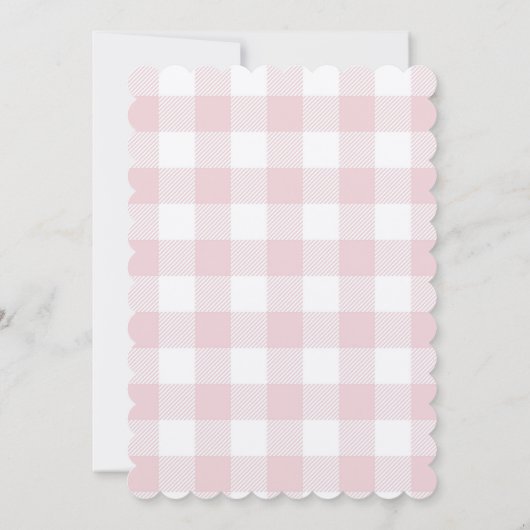 Berry Sweet Baby Dusche Strawberries Kraft Einladung (Rückseite)