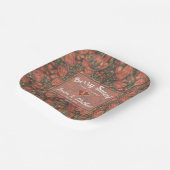 Berry Sweet Baby Dusche Teller - Erdbeeren (Gewinkelt)