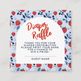 Berry Sweet Baby Duwer Windelwanne Begleitkarte