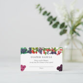 Berry Sweet Baby Duwer Windelwanne Begleitkarte (Stehend Vorderseite)