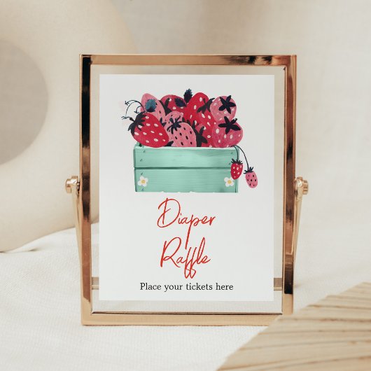 Berry Sweet Baby Duwer Windelwanne Poster