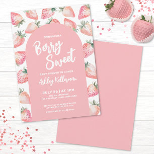 Berry Sweet Baby-Einweihungsparty Einladung