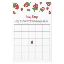 Berry Sweet Baby Shooter Bingo Game Party Activity