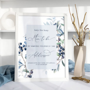 Berry Sweet Baby Shower Ansprache an Umschlag Poster