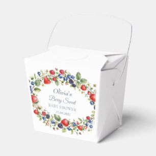 Berry Sweet Baby Shower Blaubeer Baby Mädchen Jung Geschenkschachtel