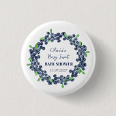 Berry Sweet Baby Shower Blueberry Baby Boy Button (Vorderseite)