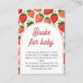 Berry Sweet Baby Shower Books for Baby Begleitkarte (Vorderseite)