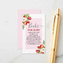Berry Sweet Baby Shower Books für Babykarte