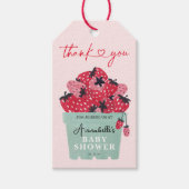 Berry Sweet Baby Shower Danke Tag Strawberry Geschenkanhänger (Vorderseite)