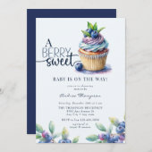 Berry Sweet Baby Shower Einladung (Vorne/Hinten)