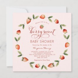 Berry Sweet Baby Shower Einladung