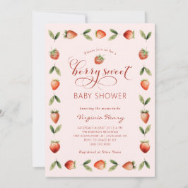 Berry Sweet Baby Shower Einladung