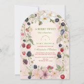 Berry Sweet Baby Shower Einladung (Vorderseite)