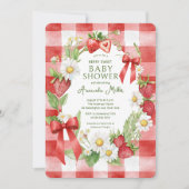 Berry Sweet Baby Shower Einladung (Vorderseite)