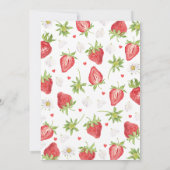 Berry Sweet Baby Shower Einladung (Rückseite)