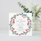 Berry Sweet Baby Shower Einladung (Stehend Vorderseite)