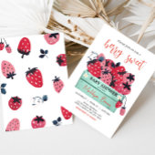 Berry Sweet Baby Shower Einladung