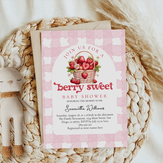 Berry Sweet Baby Shower Einladung