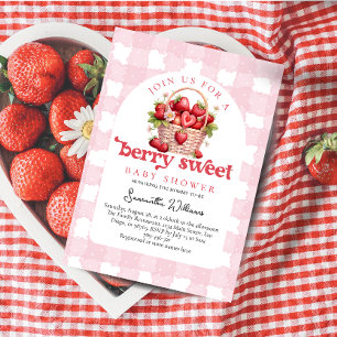 Berry Sweet Baby Shower Einladung