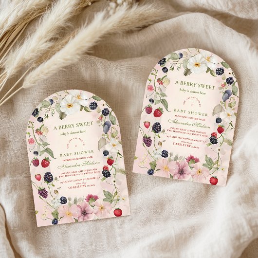 Berry Sweet Baby Shower Einladung