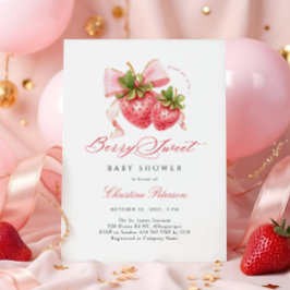 Berry Sweet Baby Shower Einladung