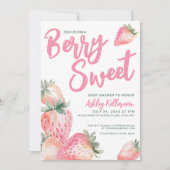 Berry Sweet Baby Shower Einladung (Vorderseite)