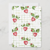 Berry Sweet Baby Shower Einladung (Rückseite)