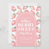 Berry Sweet Baby Shower Einladung (Vorderseite)