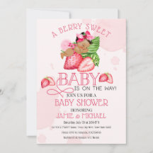 Berry Sweet Baby Shower Einladung! Sweet Baby!