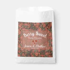 Berry Sweet Baby Shower Fevor Bags - Erdbeeren Geschenktütchen