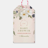 Berry Sweet Baby Shower Geschenkanhänger (Rückseite)