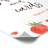 Berry Sweet Baby Shower Geschenke und Karten Unter Poster (Ecke)