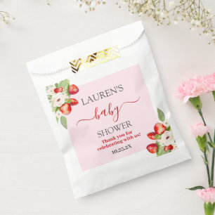 Berry Sweet Baby Shower Geschenktütchen