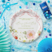 Berry Sweet Baby Shower Gingham Pappteller (Party)