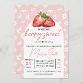 Berry Sweet Baby Shower Invite Einladung (Vorne/Hinten)