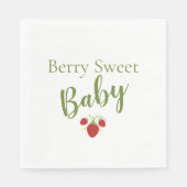 Berry Sweet Baby Shower Napkins Serviette (Vorderseite)