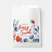 Berry Sweet Baby Shower Paper Plate Geschenktütchen (Vorderseite)