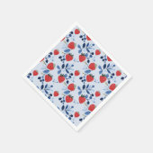 Berry Sweet Baby Shower Paper Plate Serviette (Ecke)