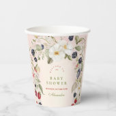 Berry Sweet Baby Shower Pappbecher (Vorderseite)