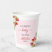 Berry Sweet Baby Shower Pappbecher (Vorderseite)