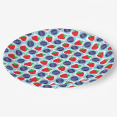 Berry Sweet Baby Shower Pappteller (Schrägansicht)