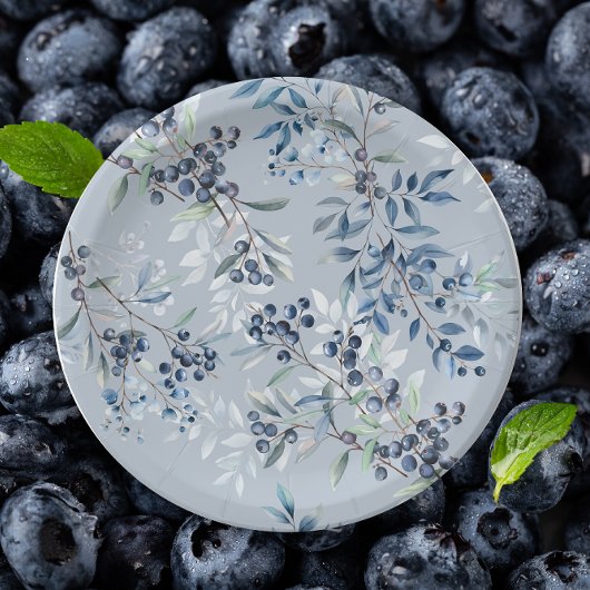 Berry Sweet Baby Shower Pappteller