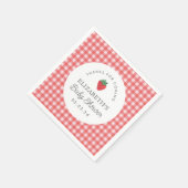 Berry Sweet Baby Shower Picnic Serviette (Ecke)