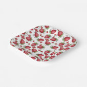 Berry Sweet Baby Shower Plate Pappteller (Gewinkelt)